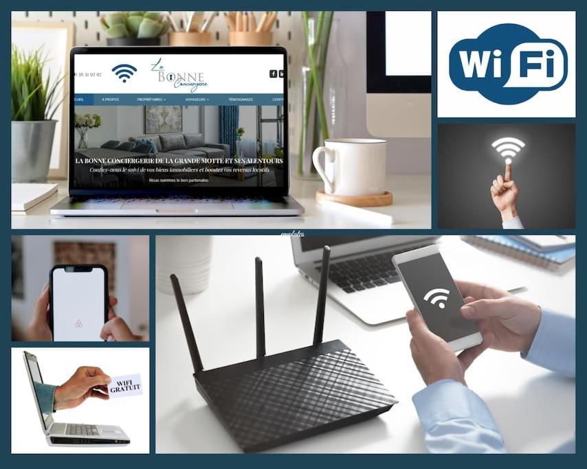 Le Nautilus Proche Plage Clim Parking Prive Wifi Proche Montpellier Carnon-Plage Kültér fotó